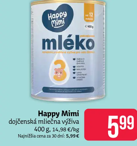 Happy Mimi dojčenská mliečna výživa