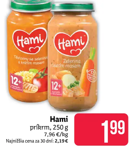 Hami zeleninovo-mäsový príkrm v skle