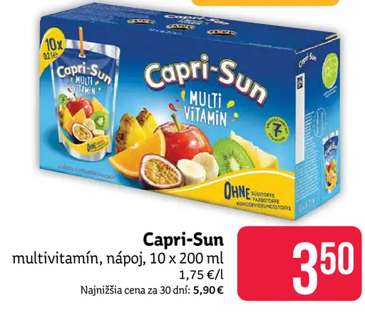 Capri-Sun multivitamínový nápoj
