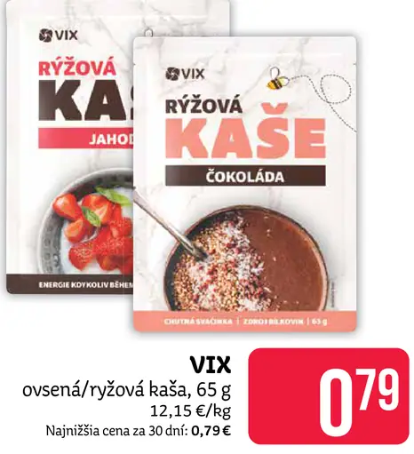 Vix ovsená ryžová kaša čokoláda