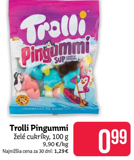 Trolli Pingummi želé cukríky