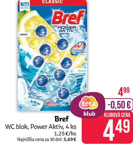 Bref WC blok Power Aktiv