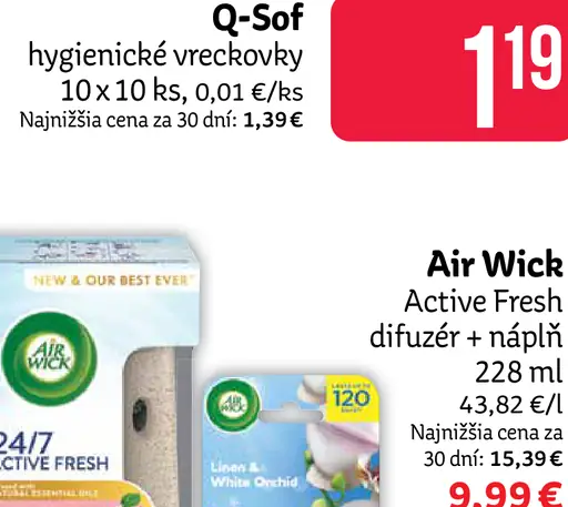 Q-Soft hygienické vreckovky