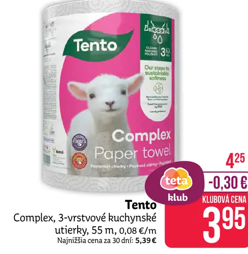 Tento kuchynské utierky 3-vrstvové