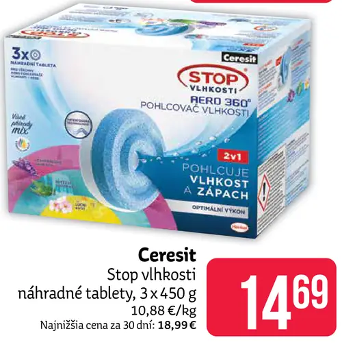 Ceresit stop vlhkosti tablety