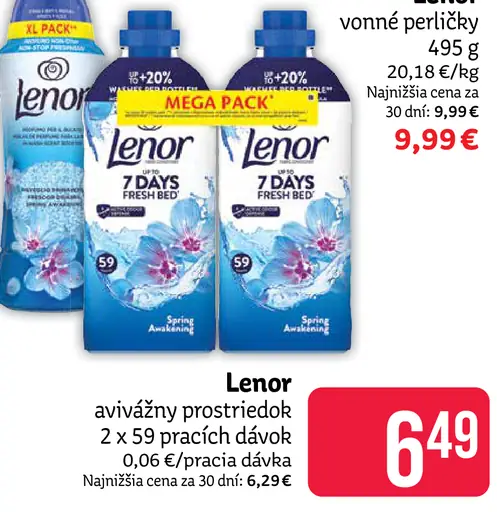 Lenor avivážny prostriedok