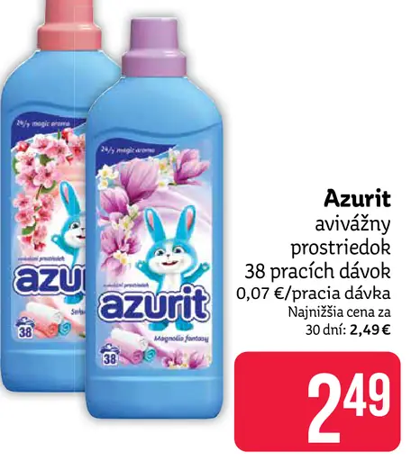 Azurit avivážny prostriedok