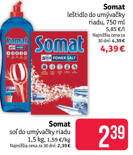 Somat Soľ do umývačky riadu