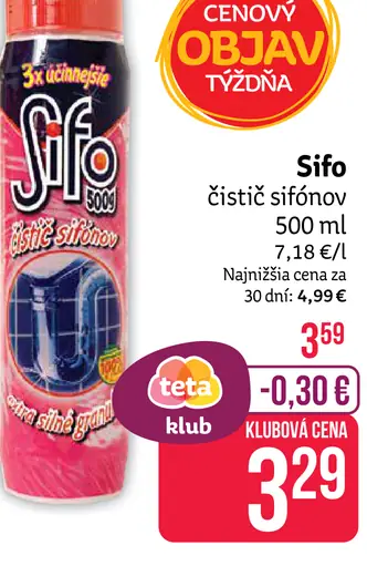 Sifo čistič sifónov