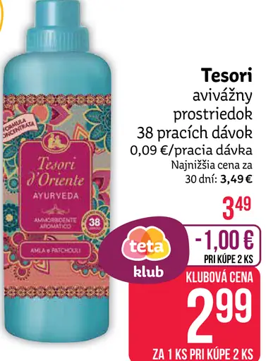 Tesori Avivážny prostriedok