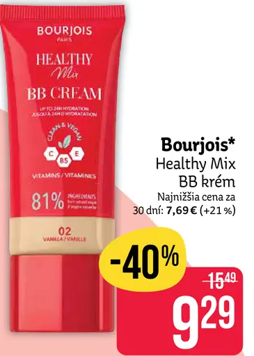 Bourjois Healthy Mix BB Cream