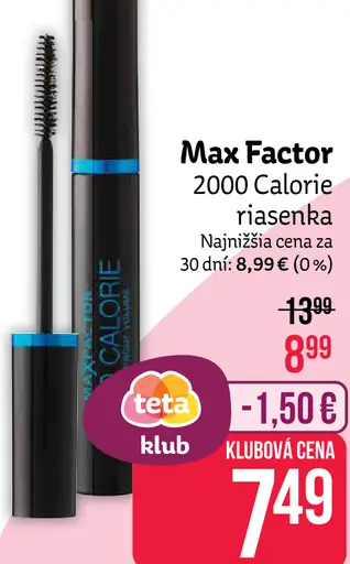 Max Factor 2000 Calorie špirála