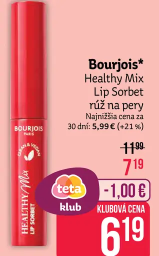 Bourjois Healthy Mix Lip Sorbet rúž na pery