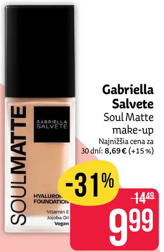 Gabriella Salvete Soul Matte make-up