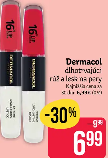 Dermacol dlhotrvajúci rúž a lesk na pery