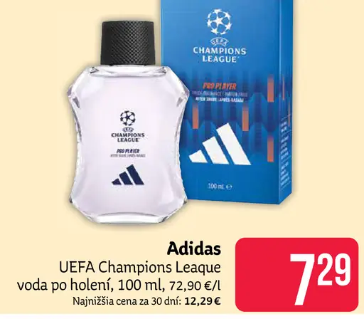 Adidas UEFA Champions League voda po holení