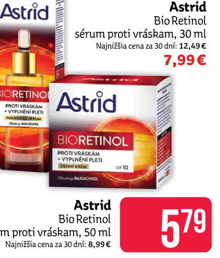 Astrid Bio Retinol sérum proti vráskam
