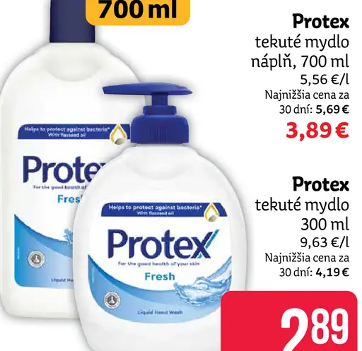 Protex Fresh tekuté mydlo náhradná náplň