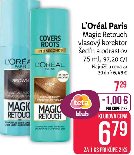 L'Oréal Paris Magic Retouch vlasový korektor