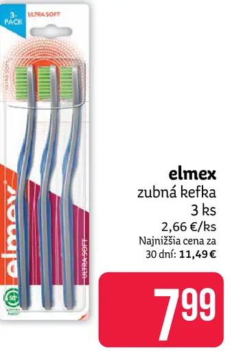 Elmex zubná kefka 3 ks