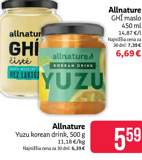 Allnature GHÍ maslo