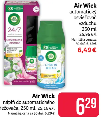 Air Wick automatický osviežovač vzduchu sada