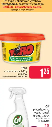 Toro Čistiaca pasta