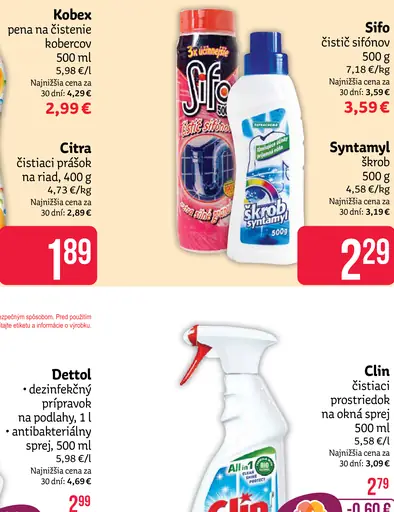 Citra čistiaci prášok na riad