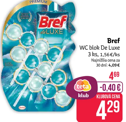 Bref WC blok De Luxe