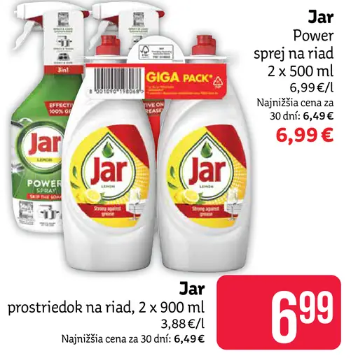 Jar Power sprej na riad