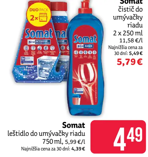 Somat Leštidlo do umývačky riadu