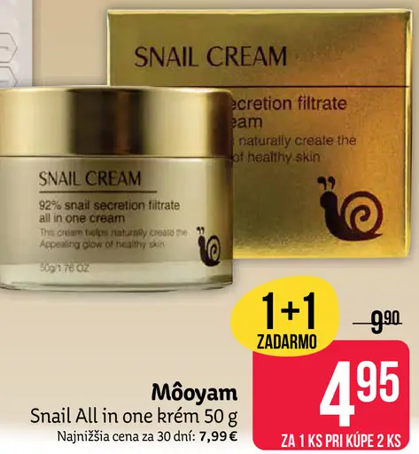 Möoyam Snail All in One krém