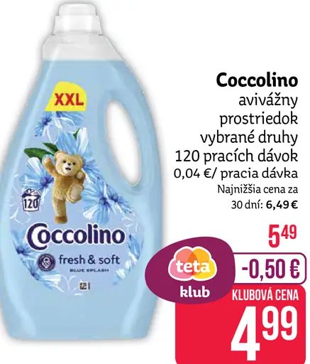 Coccolino avivážny prostriedok