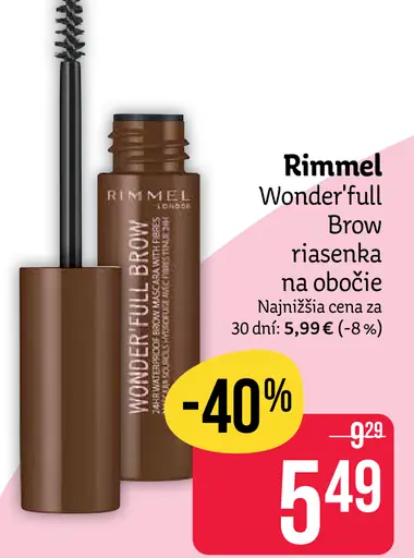 Rimmel Wonder'Full riasenka na obočie