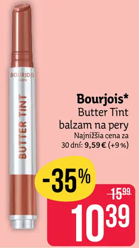 Bourjois Butter Tint balzam na pery