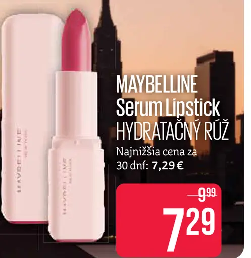 Maybelline Serum Lipstick hydratačný rúž