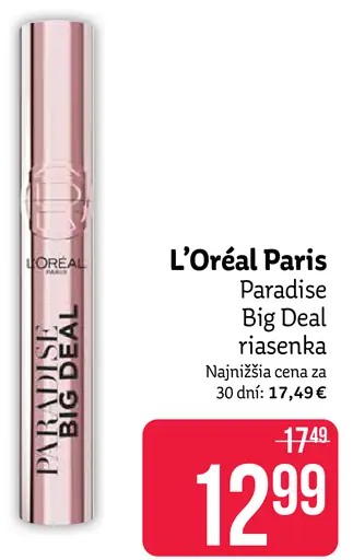 L'Oréal Paris maskara Big Deal Paradise