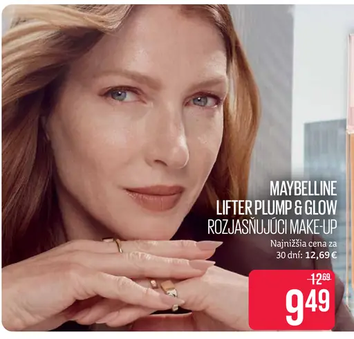 Maybelline Lifter Plump & Glow rozjasňujúci make-up