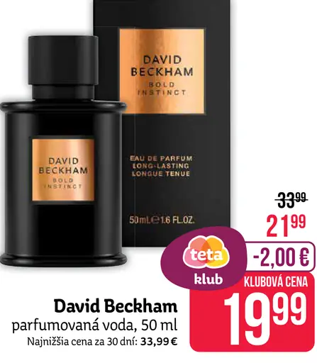 David Beckham parfumovaná voda