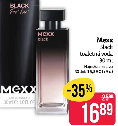 Mexx Black pánska toaletná voda
