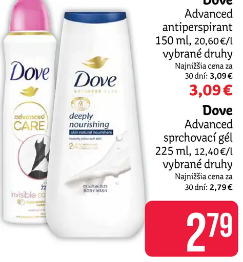 Dove Advanced antiperspirant