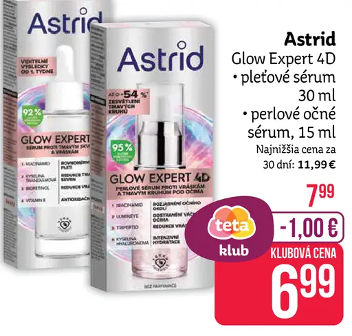 Astrid Glow Expert 4D pleťové sérum