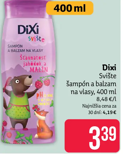 Dixi Svistie šampón a balzam na vlasy