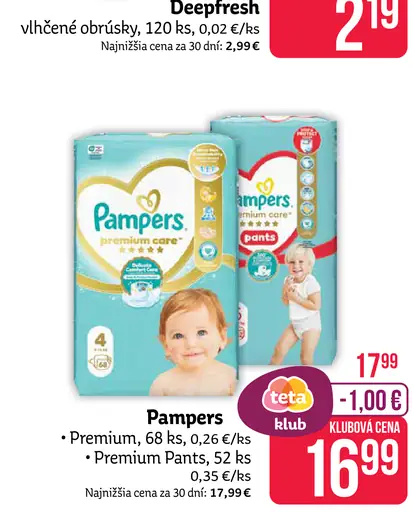 Pampers Premium Pants detské plienkové nohavičky veľkosť 5