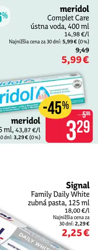 Meridol Complete Care ústna voda