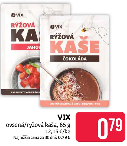 VIX ovsená/ryžová kaša