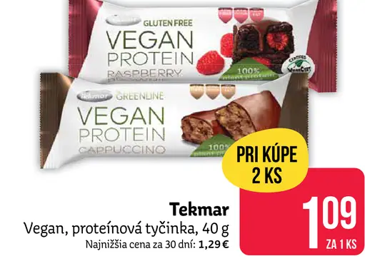 TEKMAR Vegan protein tyčinka