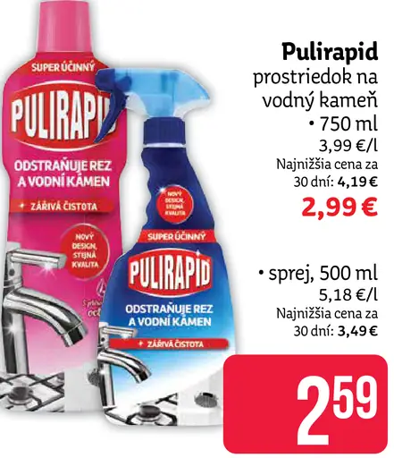 Pulirapid sprej