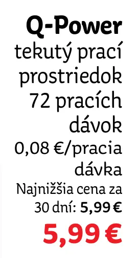 Q-Power tekutý prací prostriedok