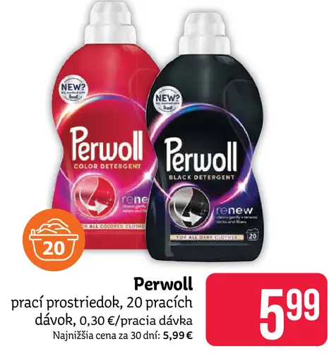 Perwoll prací prostriedok na bielizeň